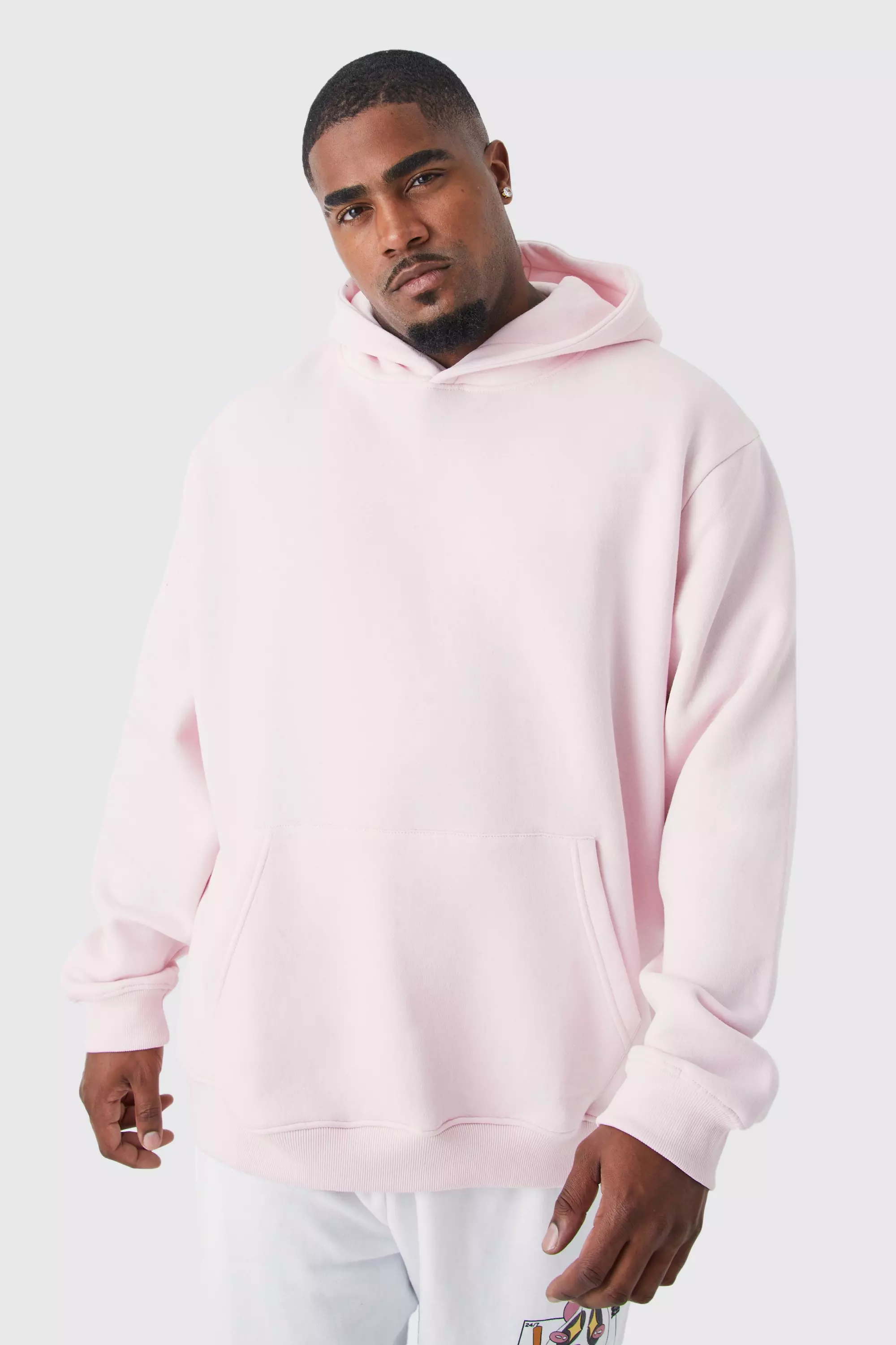 Pastel pink hoodie men new arrivals